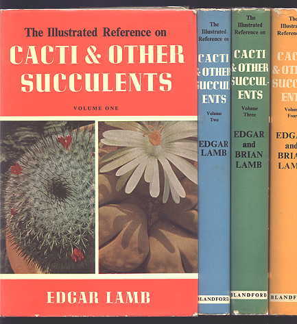 Image for THE ILLUSTRATED REFERENCE ON CACTI AND OTHER SUCCULENTS.  FIRST 4 VOLUMES.  VOLUME ONE, VOLUME TWO, VOLUME THREE, VOLUME FOUR.  (1, 2, 3, 4.  I, II, III, IV.)