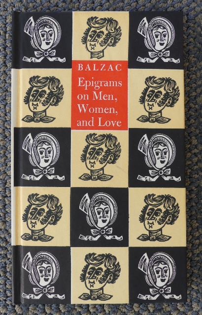 Image for HONORE DE BALZAC:  EPIGRAMS ON MEN, WOMEN, AND LOVE.