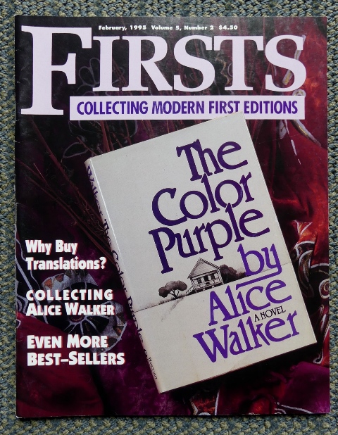 Image for FIRSTS: COLLECTING MODERN FIRST EDITIONS.  FEBRUARY, 1995.  VOLUME 5, NUMBER 2.  (ALICE WALKER)
