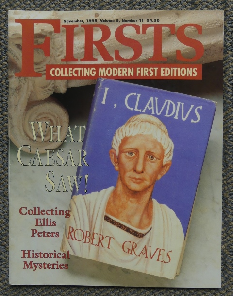 Image for FIRSTS: COLLECTING MODERN FIRST EDITIONS.  NOVEMBER, 1995.  VOLUME 5, NUMBER 11.  (ELLIS PETERS/EDITH PARGETER - HISTORICAL MYSTERIES NUMBER.)