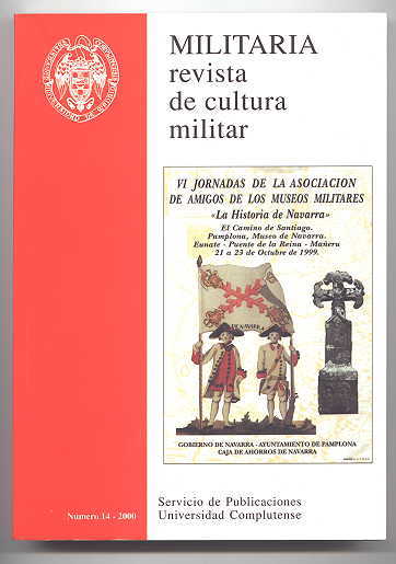 Image for MILITARIA: REVISTA DE CULTURA MILITAR.  NUMERO 14 - 2000.