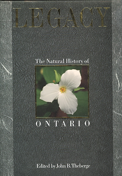 Image for LEGACY: THE NATURAL HISTORY OF ONTARIO.