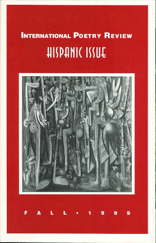 Image for INTERNATIONAL POETRY REVIEW.  VOL. XXV NUMBER 2 FALL 1999.  HISPANIC ISSUE.
