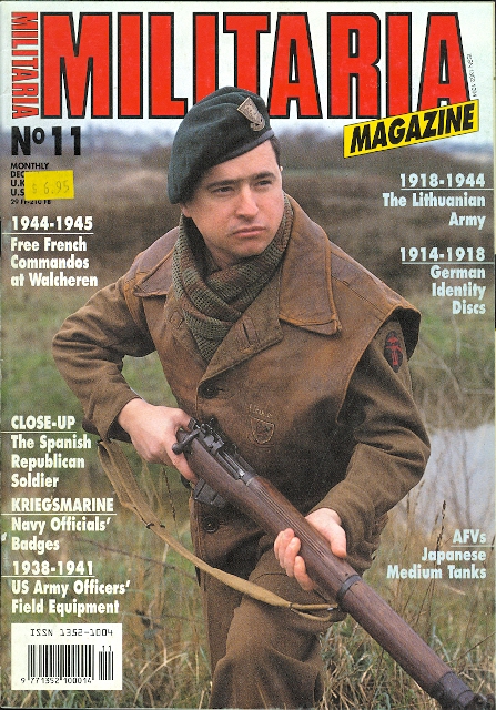 Image for MILITARIA MAGAZINE.  NO.11.  DECEMBER 1994.  (ENGLISH EDITION.)