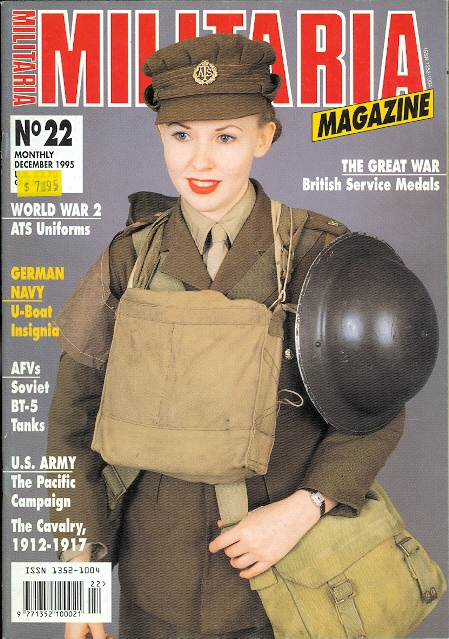 Image for MILITARIA MAGAZINE.  NO. 22.  DECEMBER 1995.  (ENGLISH EDITION.)