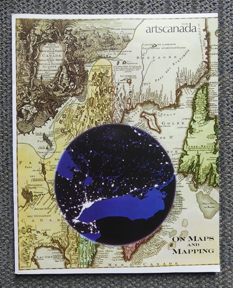 Image for ON MAPS AND MAPPING.  ARTSCANADA  SPRING 1974,  ISSUE NUMBER 188/189.