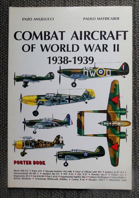 Image for COMBAT AIRCRAFT OF WORLD WAR II, 1938-1939.  POSTER BOOK.