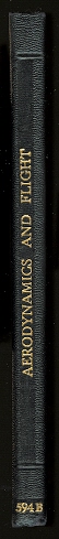 Image for AERODYNAMICS AND FLIGHT.  (ELEMENTARY AERODYNAMICS / THEORY OF FLIGHT.)  594 B
