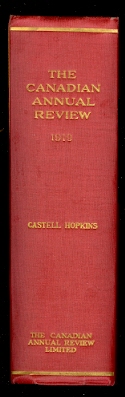 Image for THE CANADIAN ANNUAL REVIEW OF PUBLIC AFFAIRS.  1919.  NINETEENTH YEAR OF ISSUE.