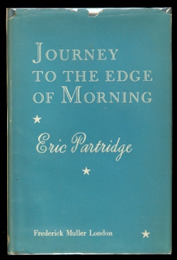 Image for JOURNEY TO THE EDGE OF MORNING:  THOUGHTS UPON BOOKS:  LOVE:  LIFE.