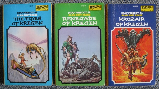 Image for DRAY PRESCOT:  THE KROZAIR CYCLE.  3 VOLUME SET.  THE TIDES OF KREGEN (DRAY PRESCOT: 12) / RENEGADES OF KREGEN (DRAY PRESCOT: 13) / KROZAIR OF KREGEN (DRAY PRESCOT: 14).