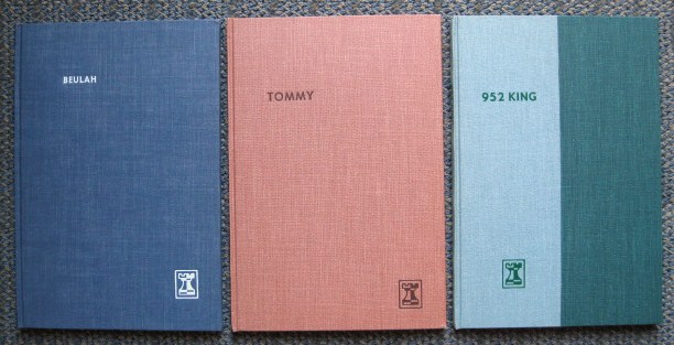 Image for BEULAH / TOMMY / 952 KING: A CHRISTMAS EVE STORY.  3 VOLUMES.