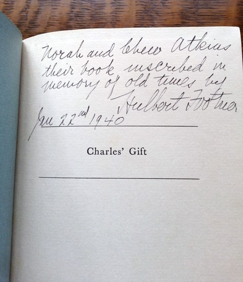 Image for CHARLES' GIFT:  SALUTE TO A MARYLAND HOUSE OF 1650.  WITH SIGNED LETTER.