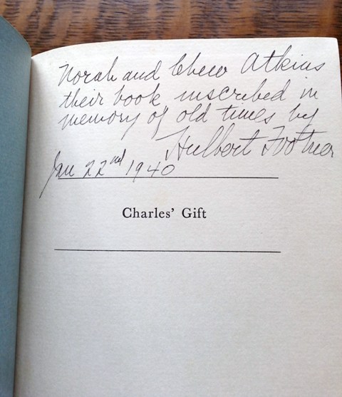 Image for CHARLES' GIFT: SALUTE TO A MARYLAND HOUSE OF 1650. WITH SIGNED LETTER.