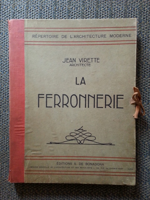 Image for LA FERRONNERIE.  REPERTOIRE DE L'ARCHITECTURE MODERN.
