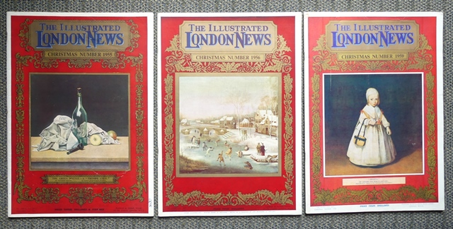 Image for THE ILLUSTRATED LONDON NEWS.  CHRISTMAS NUMBER 1955, No. 6081A, Vol. 227 + CHRISTMAS NUMBER 1956, No. 6126A, Vol. 229 + CHRISTMAS NUMBER 1959, No. 6274A, Vol. 235.  3 ITEMS.
