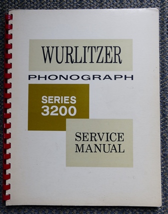 Image for WURLITZER PHONOGRAPH SERIES 3200 SERVICE MANUAL.