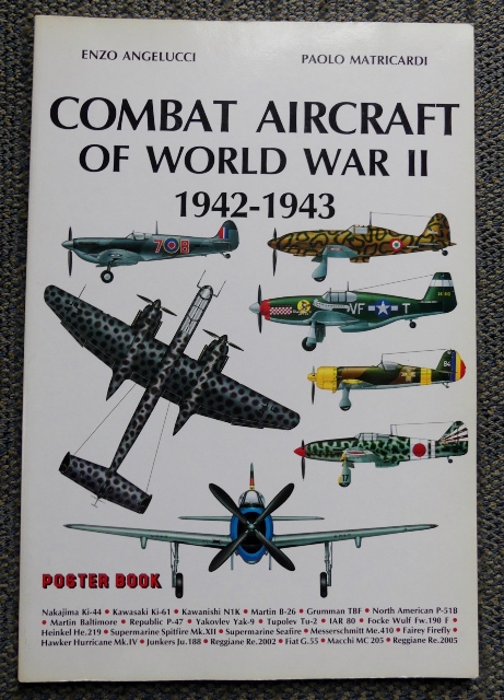 COMBAT AIRCRAFT OF WORLD WAR II, 1942-1943. POSTER BOOK.