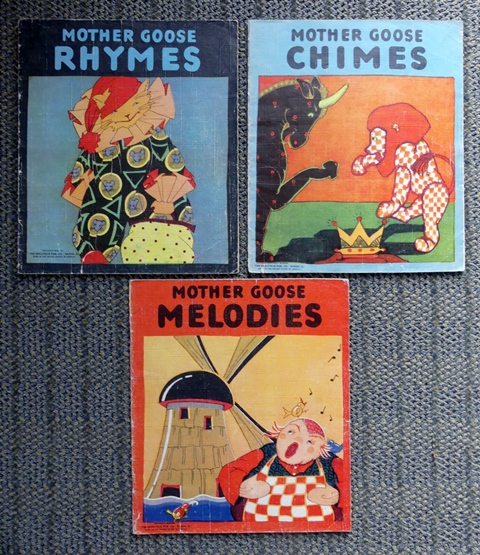 Image for 1. MOTHER GOOSE RHYMES.  2. MOTHER GOOSE CHIMES.  3. MOTHER GOOSE MELODIES.  3 ITEMS.