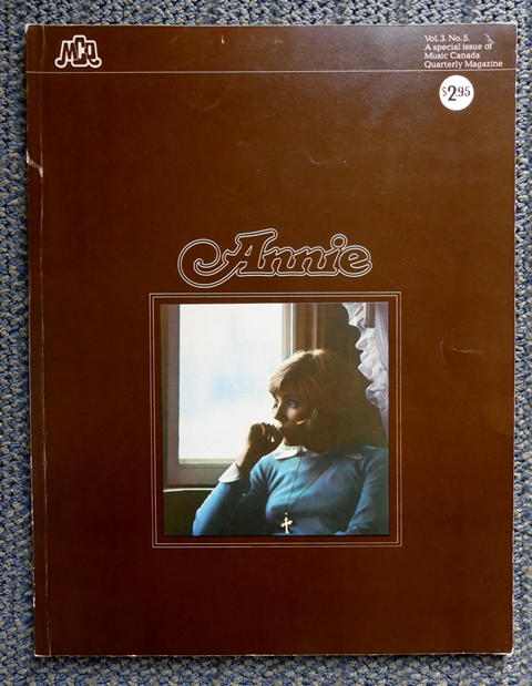 Image for THE ANNE MURRAY BOOK.  (ANNIE.)  A SPECIAL ISSUE OF MUSIC CANADA QUARTERLY MAGAZINE.  VOL. 3, NO.5.