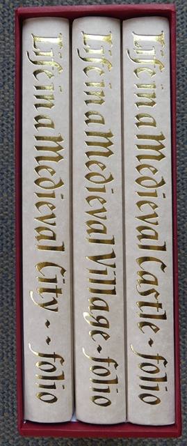 Image for SCENES OF MEDIEVAL LIFE.  3 VOLUME SET IN SLIPCASE.  1. LIFE IN A MEDIEVAL CITY.  2. LIFE IN A MEDIEVAL VILLAGE.  3. LIFE IN A MEDIEVAL CASTLE.
