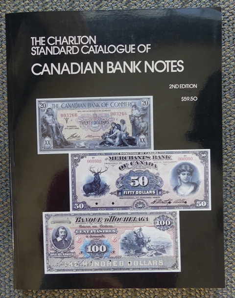 Image for THE CHARLTON STANDARD CATALOGUE OF CANADIAN BANK NOTES.  2ND EDITION.